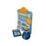 pay tax 3d logos