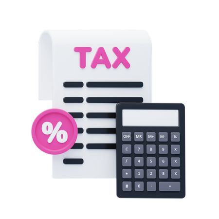 Tax Planning  3D Icon