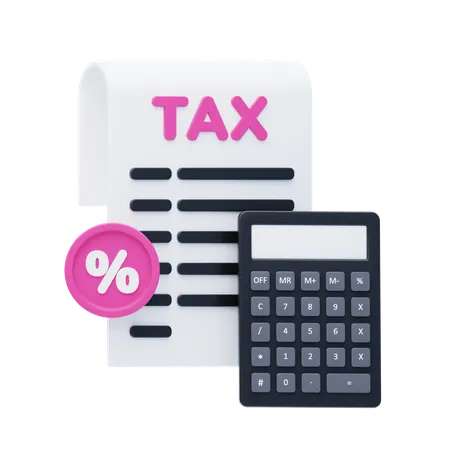 Tax Planning  3D Icon