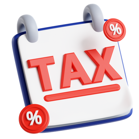 Tax Planning  3D Icon