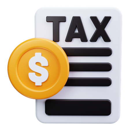 Tax Planning  3D Icon