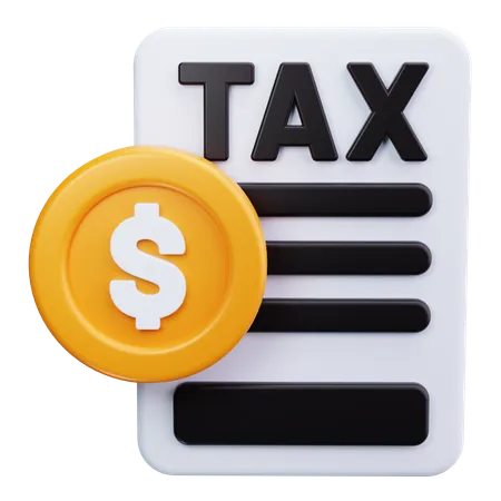 Tax Planning  3D Icon