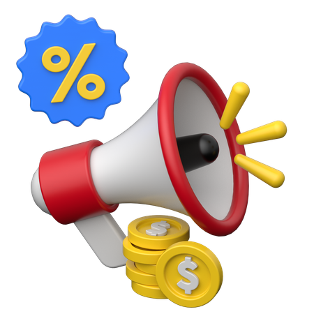 Tax promotion  3D Icon