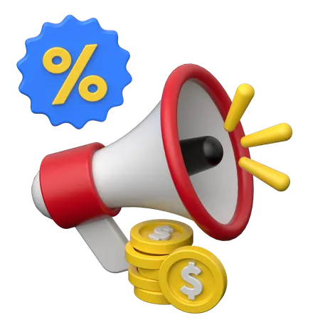 Tax promotion  3D Icon