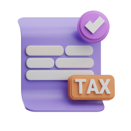 税率  3D Icon