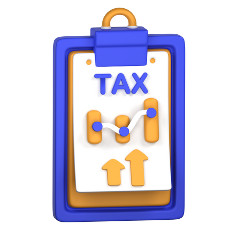 Tax rates  3D Icon