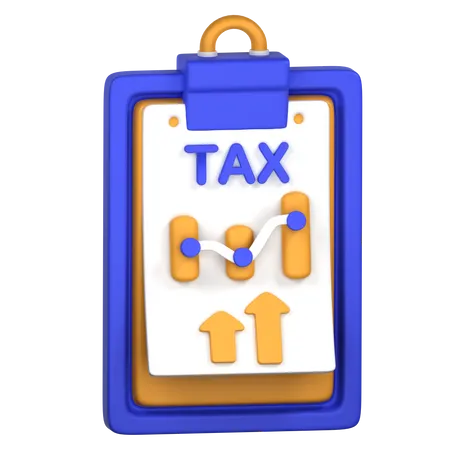 Tax rates  3D Icon