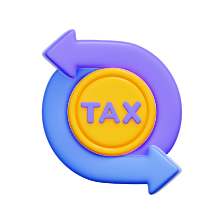 Tax Refund  3D Icon