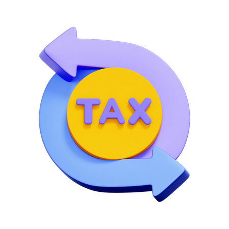 Tax Refund  3D Icon