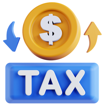 Tax refund  3D Icon