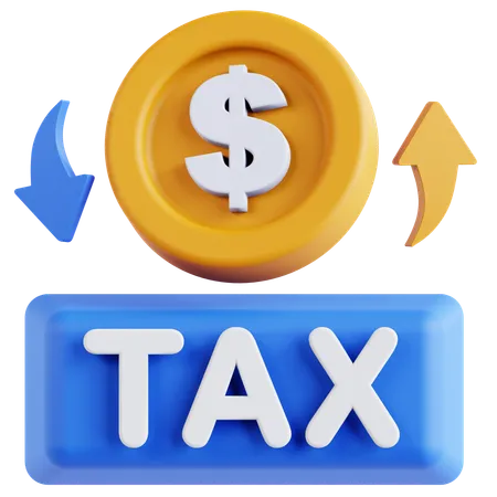 Tax refund  3D Icon