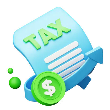 Tax Refund  3D Icon