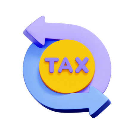 Tax Refund  3D Icon