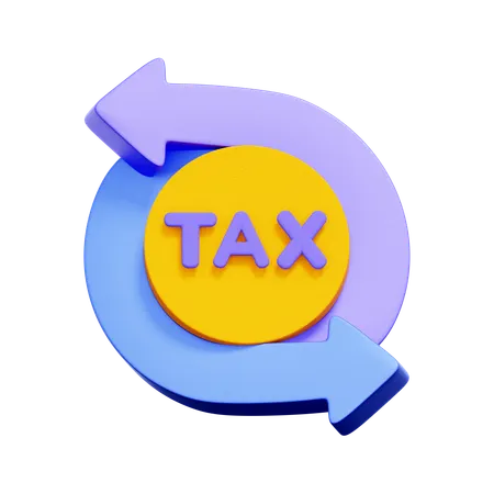 Tax Refund  3D Icon