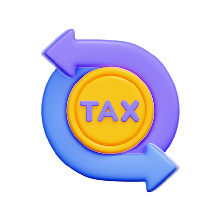 Tax Refund  3D Icon