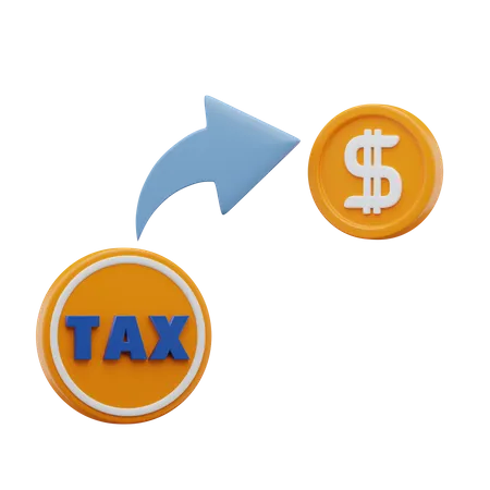 Tax Refund  3D Icon