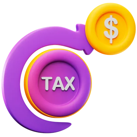 Tax Refund  3D Icon