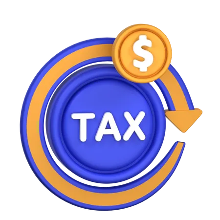 Tax Refund  3D Icon