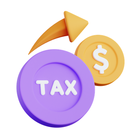 Tax Refund  3D Illustration