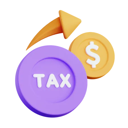 Tax Refund  3D Illustration