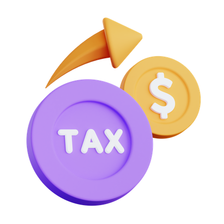 Tax Refund 3D Illustration