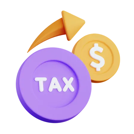 Tax Refund 3D Illustration
