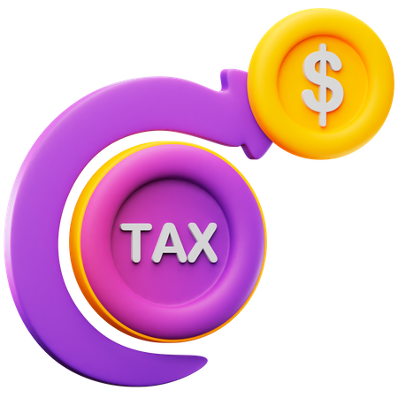 Tax Refund 3D Icon