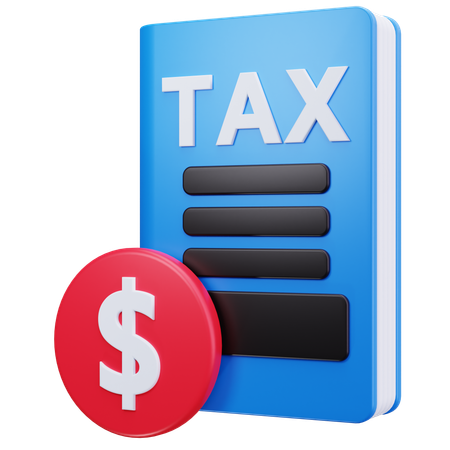 Tax Report  3D Icon