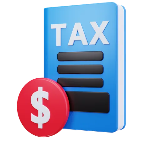 Tax Report  3D Icon