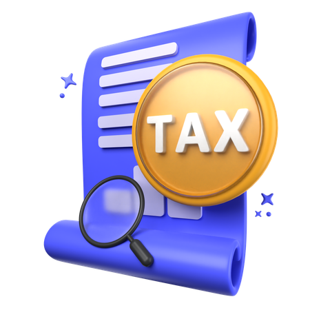 Tax Research  3D Icon