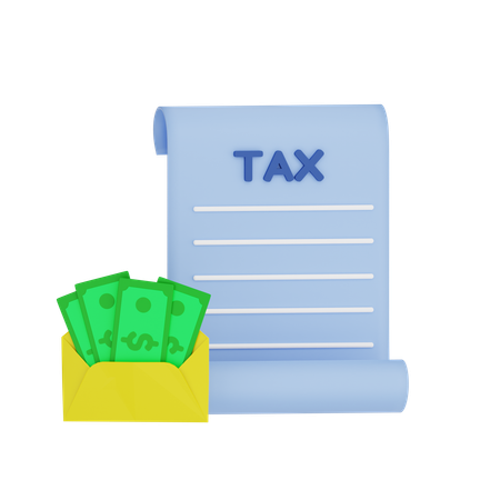 Tax Residence  3D Icon