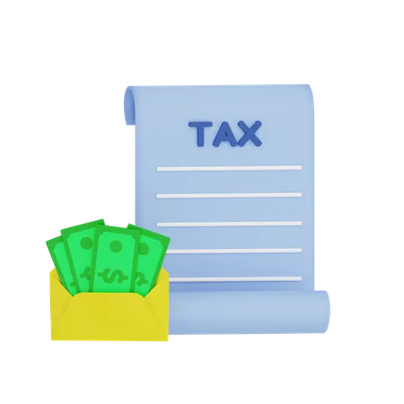 Tax Residence  3D Icon