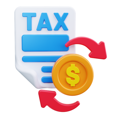 Tax Return  3D Icon