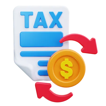 Tax Return  3D Icon