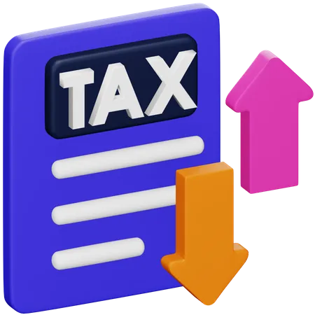 Tax Return  3D Icon