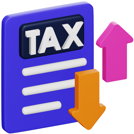 Tax Return  3D Icon