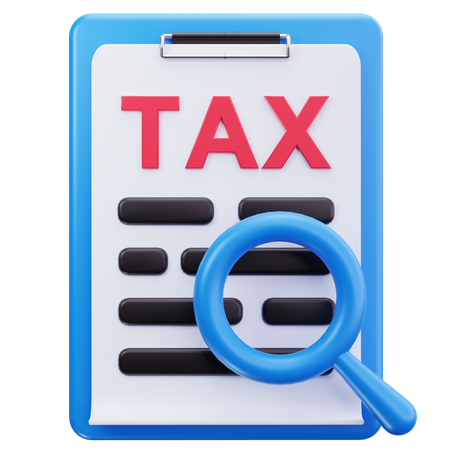 Tax Review  3D Icon