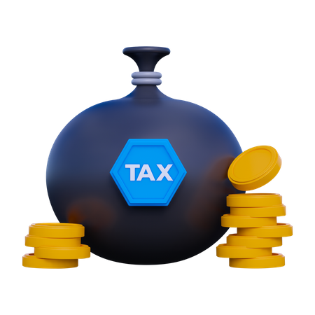 Tax Salary  3D Icon