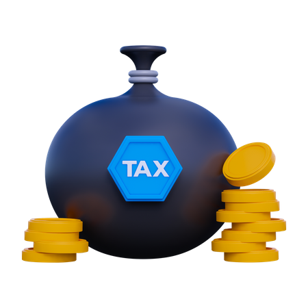 Tax Salary  3D Icon