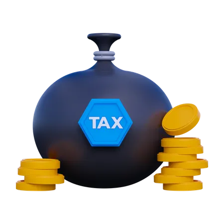 Tax Salary  3D Icon