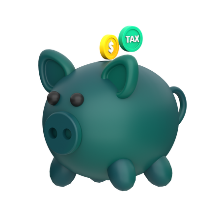Tax Saving  3D Icon