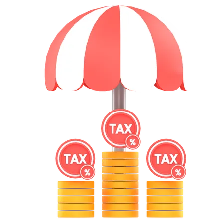 Tax Saving  3D Icon