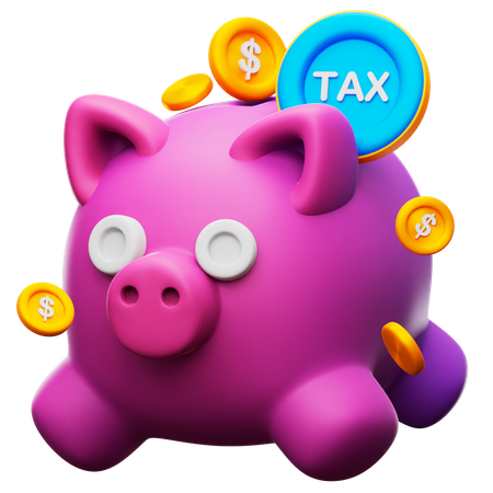 Tax Saving  3D Icon