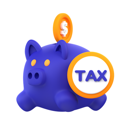 Tax Saving 3D Icon