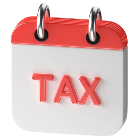 Tax Schedule  3D Icon