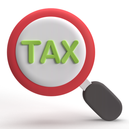 Tax Search  3D Icon