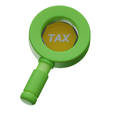 Tax Search  3D Icon