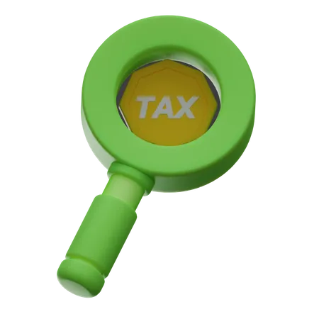 Tax Search  3D Icon