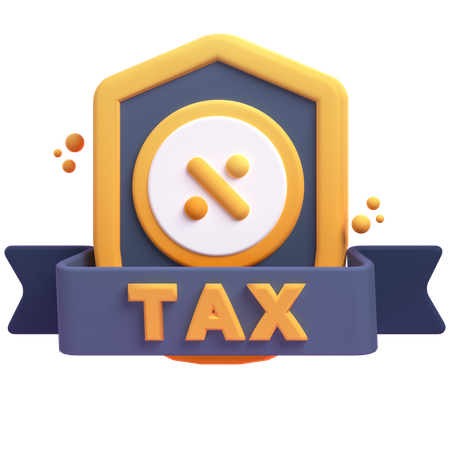 Tax Security  3D Icon