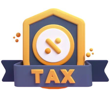 Tax Security  3D Icon